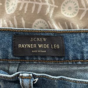 JCrew Rayner Wide Leg cropped jeans